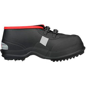 Tingley Rubber Corporation 4250.1 Winter-Tuff® 2 Buckle Ice Traction 5" Overshoe, Mens Sz 10, Waterproof, Vulcanized Rubber, Blk image.