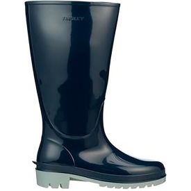 Tingley Rubber Corporation 51446.1 Profile™ Trim Fit Knee Boot, Womens Size 10, 14"H, PVC, Plain Toe, Cleated Outsole, Navy Blue image.