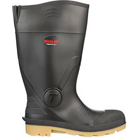 Tingley Rubber Corporation 77253.1 Steplite® X Knee Boot, Mens Size 10, 15"H, Steel Toe, Cleated Outsole, Yellow image.