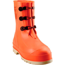 Tingley 82330 HazProof Steel Toe Boots, Orange/Cream, Sure Grip Outsole, Size 6