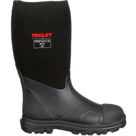 Tingley Rubber Corporation 87251.14 Tingley® Badger Neoprene Boots, Steel Toe, Upper Rubber Sole, Steel Shank, 15"H, Blk, Size 14 image.