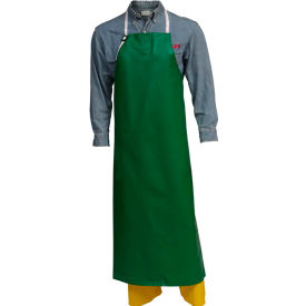 Tingley Rubber Corporation A41008.MD Tingley® A41008 SafetyFlex® PVC/Polyester Apron, 38" x 48", Green, Medium image.