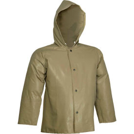 Tingley® J12148 Magnaprene™ Hooded Jacket Green Inner Cuffs Large