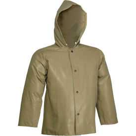 Tingley Rubber Corporation J12148.SM Tingley® J12148 Magnaprene™ Hooded Jacket, Green, Inner Cuffs, Small image.