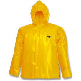 Tingley Rubber Corporation J22107.MD Tingley® J22107 Iron Eagle® Storm Fly Front Hooded Jacket, Gold, Medium image.