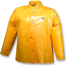 Tingley Rubber Corporation J22207.MD Tingley® J22207 Iron Eagle® Storm Fly Front Jacket, Gold, Hood Snaps, Medium image.
