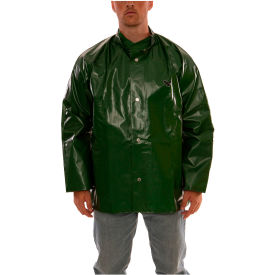 Tingley Rubber Corporation J22258.2X Tingley® Iron Eagle® Jacket - Green - Inner Cuffs/Storm Fly Front/Hood Snaps, 2XL image.
