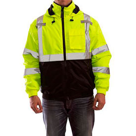 Bomber II™ Jacket Size Tall Mens 2T Type R Class 3 Fluorescent Yellow Green Black