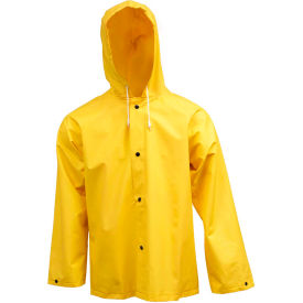Tingley Rubber Corporation J53107.LG Tingley® J53107 .35mm Industrial Work Hooded Jacket, Yellow, Large image.