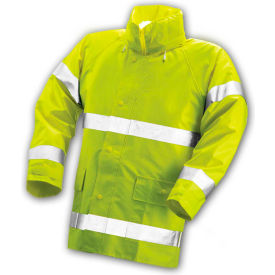 Tingley Rubber Corporation J53122.LG Tingley® J53122 Comfort-Brite® Jacket, Fluorescent Lime, Large image.