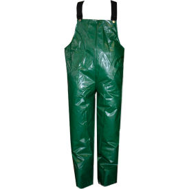 Tingley Rubber Corporation O22008.LG Tingley® O22008 Iron Eagle® Plain Front Overall, Green, SnapLock Buckles, Large image.