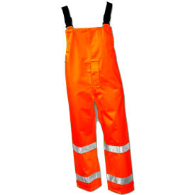 Tingley Rubber Corporation O24129.2X Tingley® O24129 Icon™ Snap Fly Front Overall, Fluorescent Orange, 2XL image.