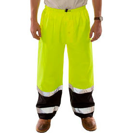 Tingley Rubber Corporation P27122.2X Icon LTE™ Pants, Fluorescent Yellow-Green, Polyurethane On 75 Denier Ripstop Polyester, 2XL image.
