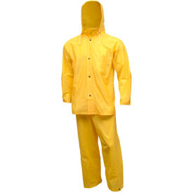 Tingley Rubber Corporation S61317.LG Tingley® S61317 Tuff-Enuff™ 3 Pc Suit, Gold, Detachable Hood, Large image.