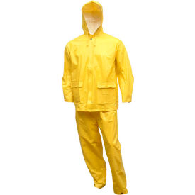 Tingley Rubber Corporation S62217.3X Tingley® S62217 Tuff-Enuff Plus™ 2 Pc Suit, Yellow, 3XL image.
