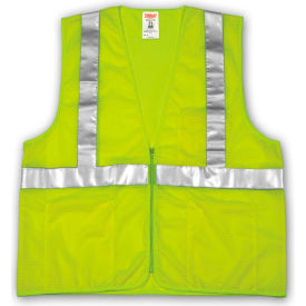 Tingley Rubber Corporation V70632.2X-3X Tingley® V70632 Job Sight™ Class 2 Vest, Fluorescent Lime, Polyester Mesh, 2XL/3XL image.