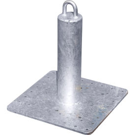 Tie Down Engineering 70870-L16 Tie Down Engineering 18" Commercial Roof Anchor, Galvanized Steel, 310 lbs. Capacity image.