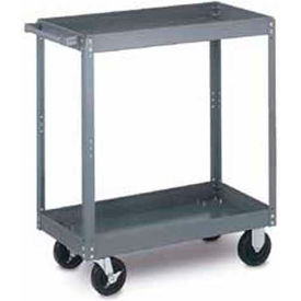 Tri-Boro Shelving SC2448-2 Steel Stock Cart w/2 Shelves, 1000 lb. Capacity, 48"L x 24"W x 35"H image.