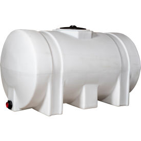 Rotational Molding Technologies Inc. - R 82124259 RomoTech 325 Gallon Plastic Storage Tank 82124259 - Round with Leg Supports image.