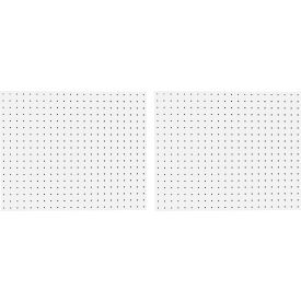 Triton Products 18 Triton Products Polypropylene Pegboards, 18" x 22" x 1/8", White, Set of 2 image.