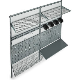 Triton Products 1740 Triton Products Storability LocBoard Wall Mount Storage System, 66"L x 63"H image.