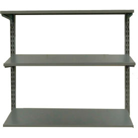 Triton Products 1794 Triton Products Storability Mount Shelving Unit, 3 Epoxy Coated Steel Shelves, 33" L x 31.5"H image.