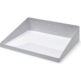 Triton Products 56120-WHT Triton Products LocBoard Steel Shelf, 12"W x 10"D, White Epoxy image.