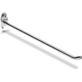 Triton Products 813 Triton Products 8" Single Rod 30 Degree Bend Pegboard Hook, 3 Pack image.