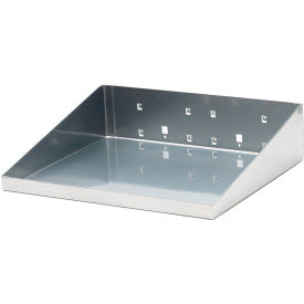 Triton Products LocBoard Steel Shelf 12"W x 10"D Silver Epoxy