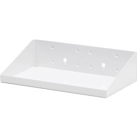 Triton Products LocBoard Steel Shelf 12"W x 6"D White Epoxy