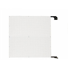 Triton Products® Double-Sided Swing Panel Pegboard 48""W x 1-1/2""D x 48""H White