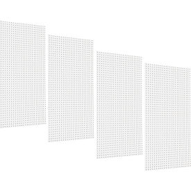 Triton Products DB-4 Triton Products Polypropylene Pegboards, 24" x 48" x 1/4", White, Set of 4 image.