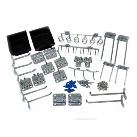30 Piece LocHook & Bin Assortment, 28 Assorted Hooks & 2 Bins view 2