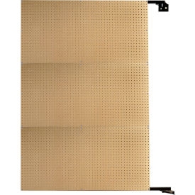 Triton Products® Double-Sided Swing Panel Pegboard 48""W x 1-1/2""D x 72""H Natural