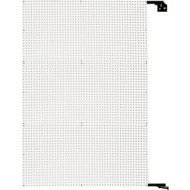 Triton Products® Double-Sided Swing Panel Pegboard 48""W x 1-1/2""D x 72""H White
