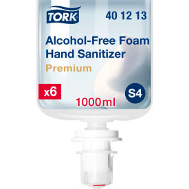 Tork 401213 Tork® Premium Alcohol-Free Foam Sanitizer, 1 Liter, 6/Carton image.