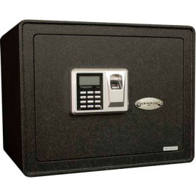 Tracker Safe S12-B2 Tracker Safe Security Safe S12 With Biometric Lock & Keyed Lock 15"W x 11-7/8"D x 11-3/4"H Black image.