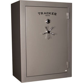 Tracker Safe Gun Safe TS64 With Mechanical Lock - 30 Min. Fire Rating 42x27x59 - 64 Gun Cap. Gray Tracker Safe Gun Safe TS64 With Mechanical Lock - 30 Min. Fire Rating 42x27x59 - 64 Gun Cap. Gray