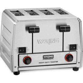 CONAIR CORP./WARING COMMERCIAL WCT855 Waring Commercial Toaster 4 Slice, Heavy Duty, 11-1/2x10-1/2x9 image.