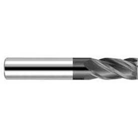 Import 4 Flute Carbide Sq Single End Mill 4.00mm Dia 4mm Shank 14mm Flute 50mm OAL TiAlN
