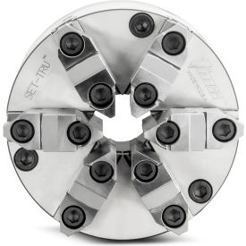 TMX SET-TRU 6-Jaw (2 Piece) Scroll Chuck Forged Steel Plain Back 9-13/16" Dia. 