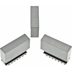 TMX Soft Blank Jaws For 8" Scroll Chuck 3 Piece Set 