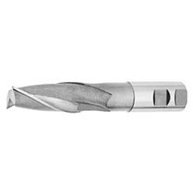 Star Tool Supply 2100241 Import 2 Flute HSS Sq Single End Mill 3/8" Dia 3/8" Shank 3/4" Flute 3-5/16" OAL image.
