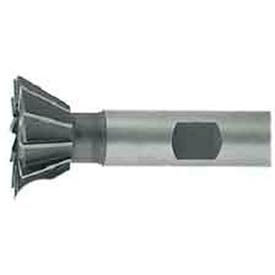Star Tool Supply 77510245 60 ° HSS Import Dovetail Cutter,Weldon Shank, 3/8" DIA x 1/8" Wide x 3/8" Shank image.