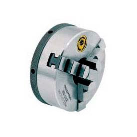 Bison USA Corp 7-864-0212 Bison 3-Jaw Quick Clamping Scroll Chuck Steel Body, Plain Back, 2" M12 x 1 image.
