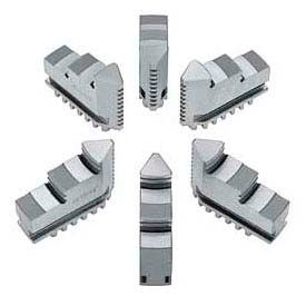 Bison USA Corp 7-881-608 Bison Hard Solid ID Jaws for 8" 6-Jaw Scroll Chuck, 6 Piece Set image.