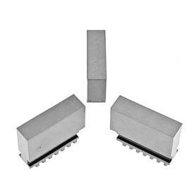 Bison USA Corp 7-882-303 Bison Soft Blank Jaws for Scroll Chuck, 3" 3 Piece Set image.