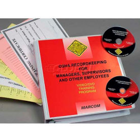 The Marcom Group, Ltd V0000189EO OSHA Recordkeeping For Managers, Supervisors And Other Employees DVD Package image.
