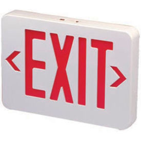 Emergi-Lite Div Of ABB Installations Pro ELX400RN Emergi-Lite ELX400RN Thermoplastic Exit Sign - Ac-Only Red LedS image.