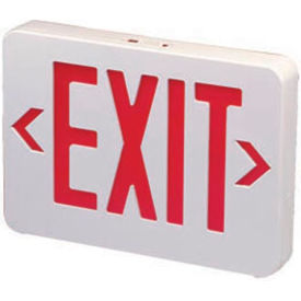 Emergi-Lite Div Of ABB Installations Pro ELXN400RN Emergi-Lite ELXN400RN Thermoplastic Exit Sign - Red LED, AC & Battery Backup image.